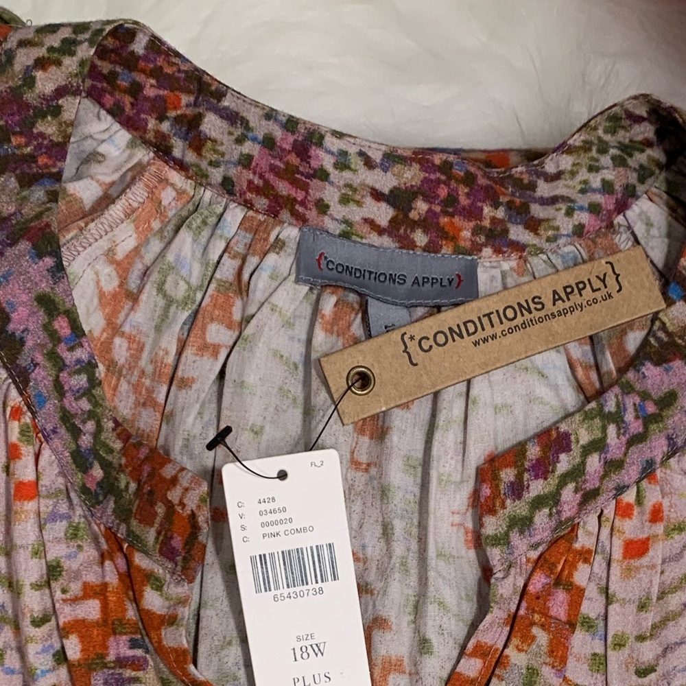 Anthropologie conditions apply puff sleeved maxi dress - Picture 8 of 10